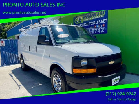 2013 Chevrolet Express for sale at PRONTO AUTO SALES INC in Indianapolis IN