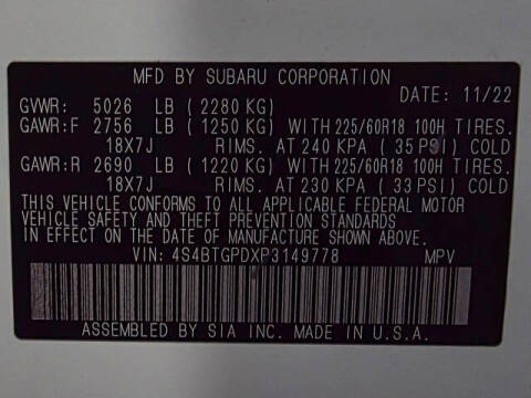 2023 Subaru Outback Touring XT