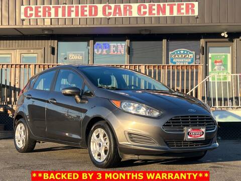 2016 Ford Fiesta for sale at CERTIFIED CAR CENTER in Fairfax VA