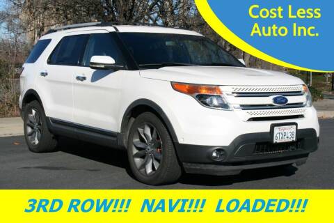 2012 Ford Explorer for sale at Cost Less Auto Inc. in Rocklin CA