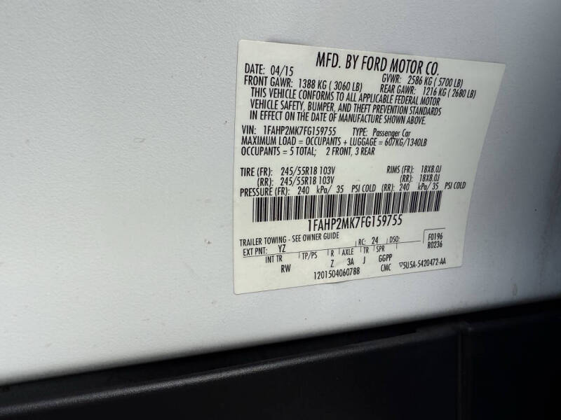 2015 Ford Taurus Police Interceptor