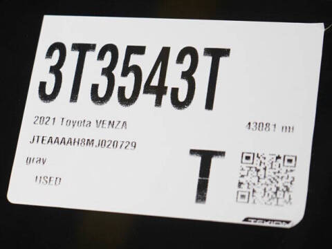 2021 Toyota Venza XLE