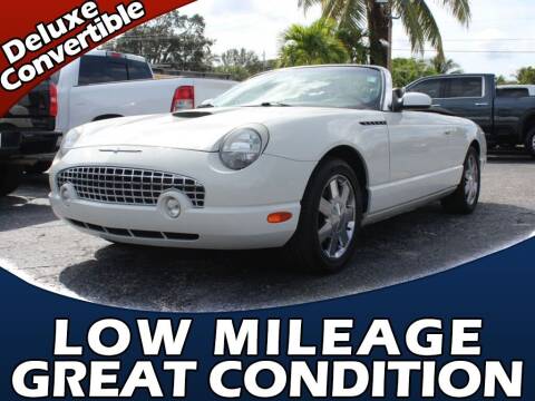 2002 Ford Thunderbird for sale at Palm Beach Auto Wholesale in Lake Park FL