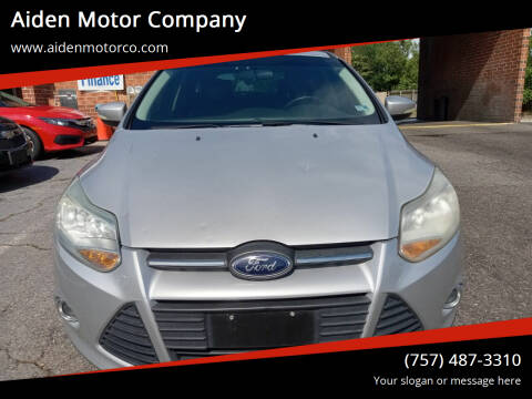 2014 Ford Focus for sale at Aiden Motor Company in Portsmouth VA