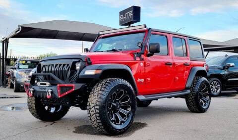 2020 Jeep Wrangler Unlimited for sale at Elite Motors in El Paso TX