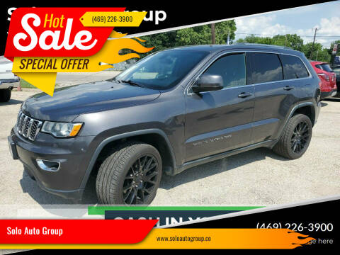 2017 Jeep Grand Cherokee for sale at Solo Auto Group in Mckinney TX