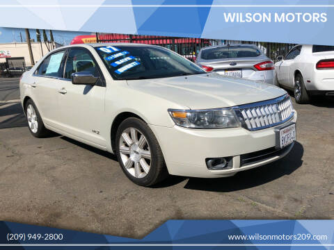 2007 Lincoln MKZ for sale at WILSON MOTORS in Stockton CA