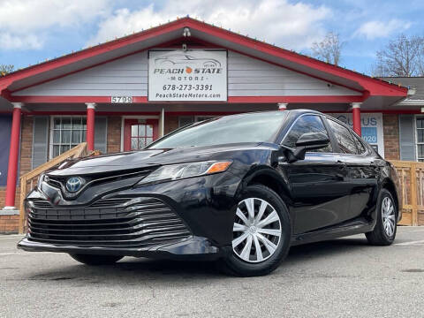 2018 Toyota Camry Hybrid for sale at Peach State Motors Inc in Acworth GA