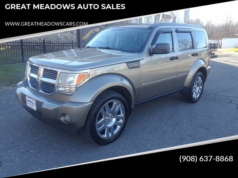 2007 Dodge Nitro for sale at GREAT MEADOWS AUTO SALES in Great Meadows NJ