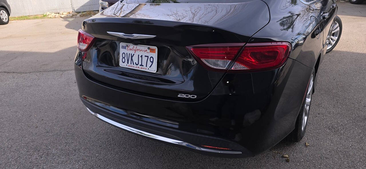 2015 Chrysler 200 for sale at High Rev Autos in Fontana, CA