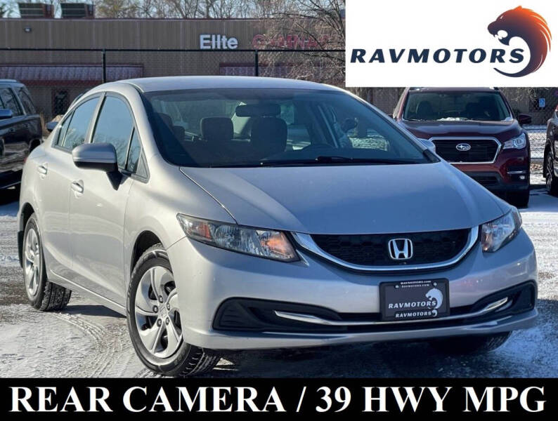 2015 Honda Civic for sale at RAVMOTORS- Burnsville in Burnsville MN