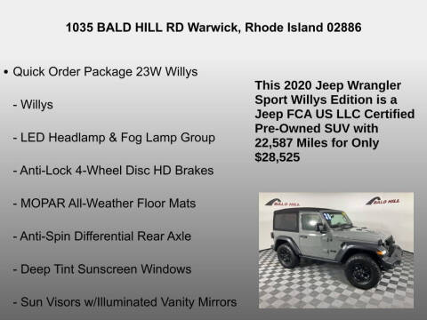 2020 Jeep Wrangler Willys