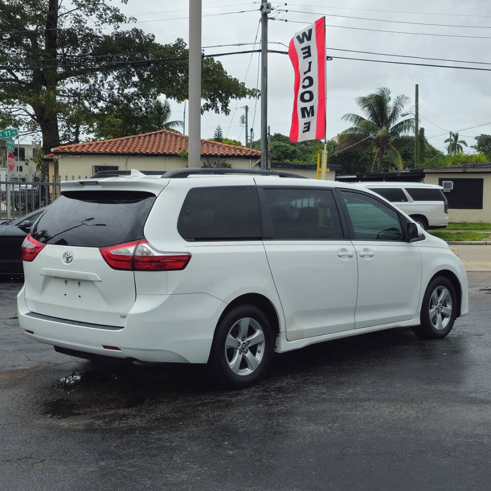 2018 Toyota Sienna for sale at SouthMotor Miami in Hialeah, FL