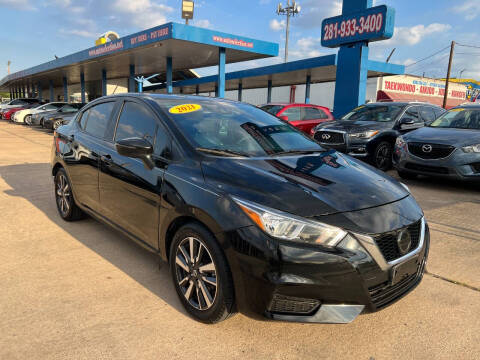 2021 Nissan Versa for sale at Auto Selection of Houston in Houston TX