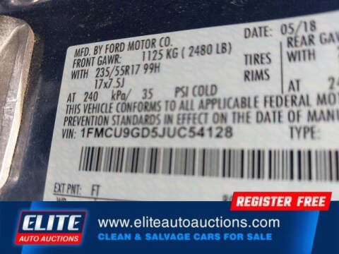 2018 Ford Escape SE