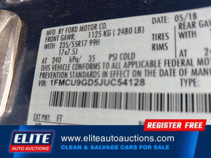 2018 Ford Escape SE