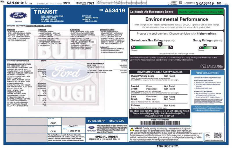 2025 Ford Transit