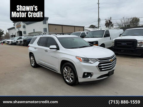 2019 Chevrolet Traverse for sale at Shawn's Motor Credit in Houston TX