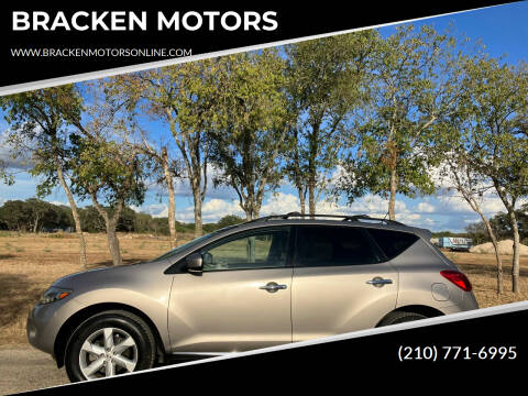 2009 Nissan Murano for sale at BRACKEN MOTORS in San Antonio TX