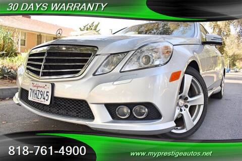 2011 Mercedes-Benz E-Class for sale at Prestige Auto Sports Inc in North Hollywood CA