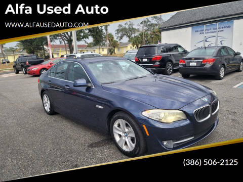 2013 BMW 5 Series for sale at Alfa Used Auto in Holly Hill FL