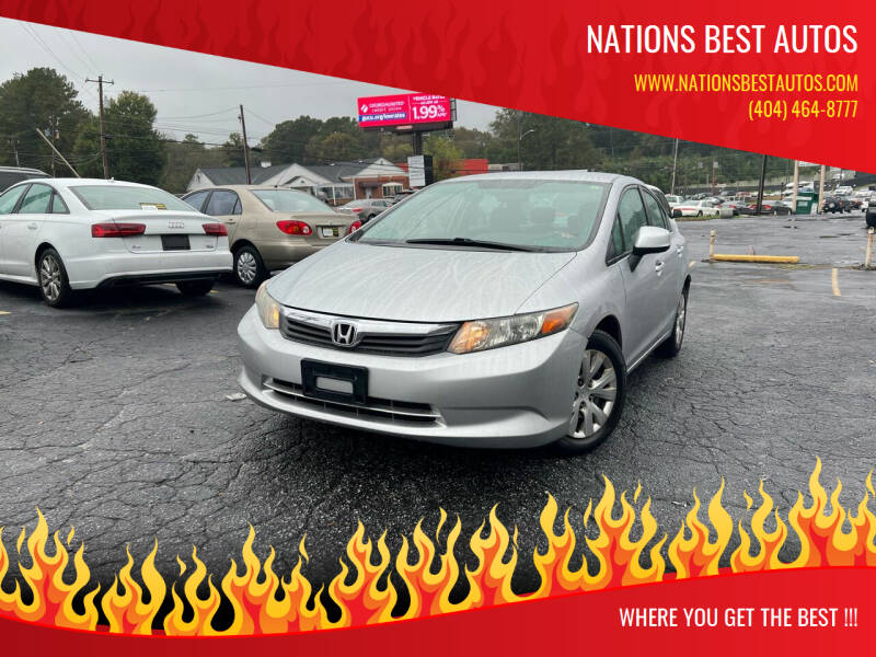 2012 Honda Civic for sale at Nations Best Autos in Decatur GA