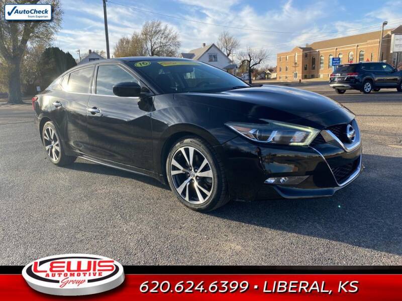 2016 Nissan Maxima for sale at Lewis Chevrolet Buick of Liberal in Liberal KS