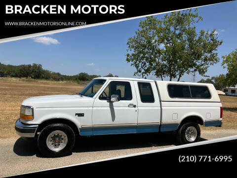 1992 Ford F-150 for sale at BRACKEN MOTORS in San Antonio TX