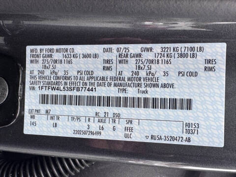 2025 Ford F-150 Tremor