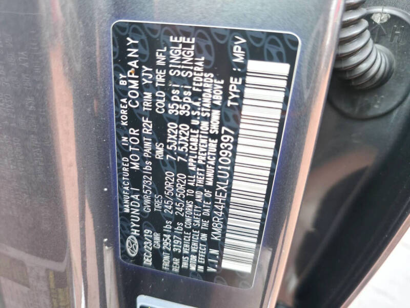 2020 Hyundai Palisade SEL