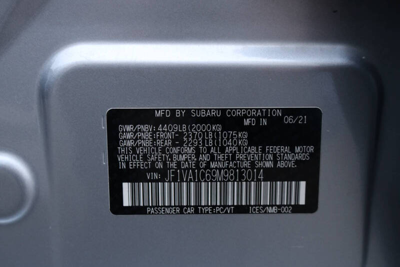 2021 Subaru WRX Premium