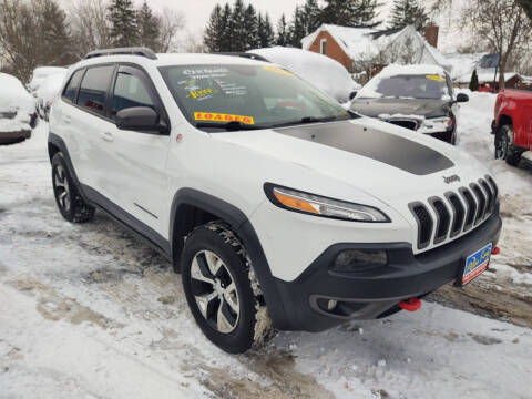 2014 Jeep Cherokee for sale at Peter Kay Auto Sales in Alden NY