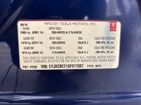2016 Tesla Model X 75D