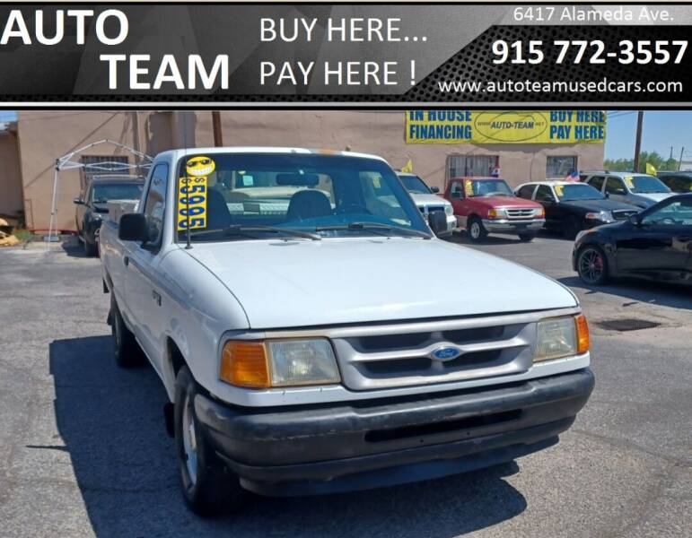 1996 Ford Ranger for sale at AUTO TEAM in El Paso TX