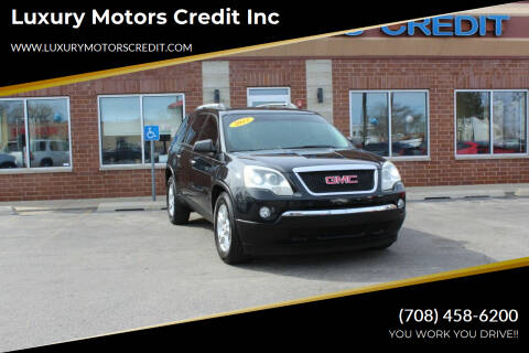 2012 GMC Acadia for sale at Luxury Motors Credit Inc in Bridgeview IL