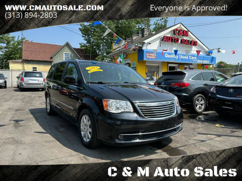 2015 Chrysler Town and Country for sale at C & M Auto Sales in Detroit MI