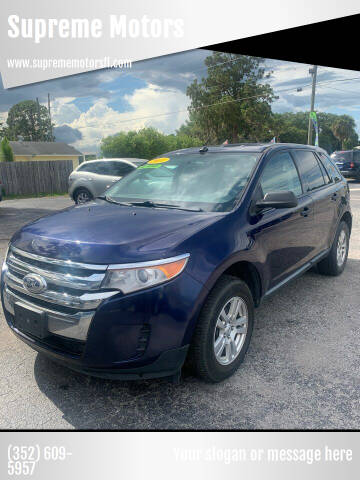 2011 Ford Edge for sale at Supreme Motors in Leesburg FL