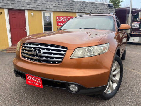 2003 Infiniti FX35 for sale at Superior Auto Sales, LLC in Wheat Ridge CO