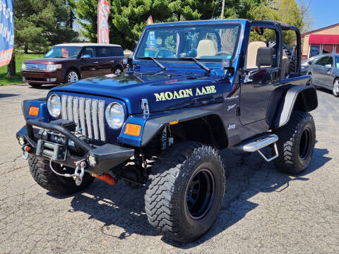 2002 Jeep Wrangler for sale at Thompson Motors in Lapeer MI