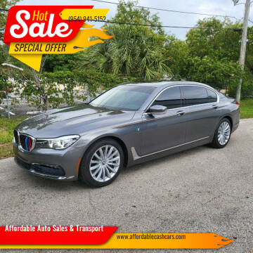 2017 BMW 7 Series for sale at Affordable Auto Sales & Transport in Pompano Beach FL