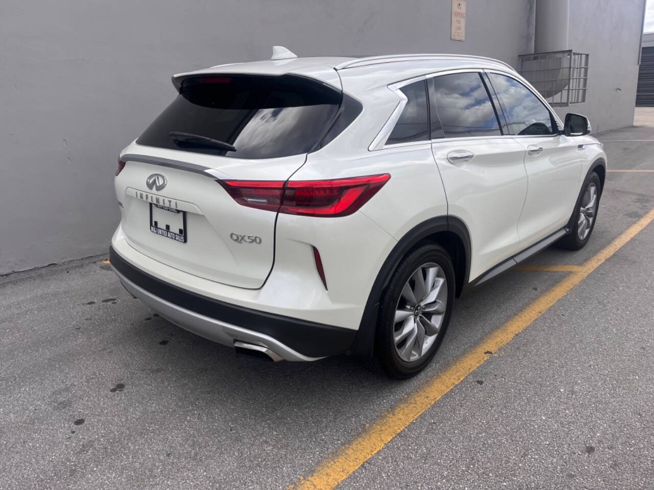 2021 INFINITI QX50 for sale at M & J UNITED AUTO SALES in LAUDERDALE LAKES, FL