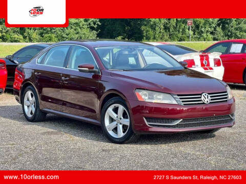 2013 Volkswagen Passat for sale at J T Auto Group - 10orless.com in Raleigh NC