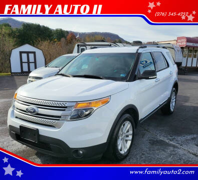 2015 Ford Explorer for sale at FAMILY AUTO II in Pounding Mill VA