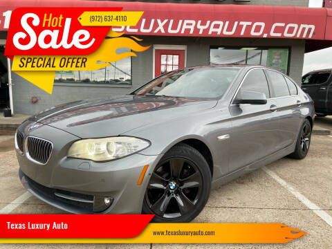 2013 BMW 5 Series for sale at Texas Luxury Auto in Cedar Hill TX
