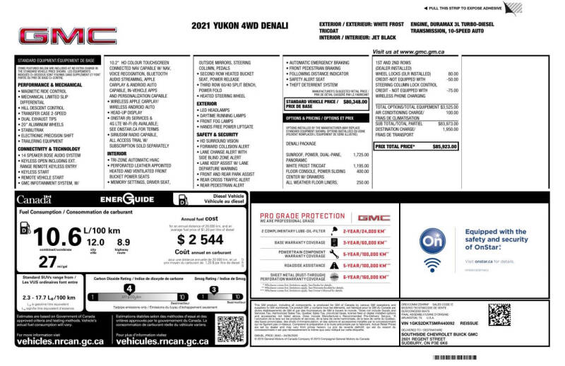 2021 GMC Yukon Denali