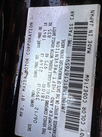 2012 Mazda MAZDA3 i Grand Touring