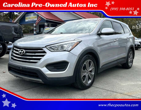 2013 Hyundai Santa Fe for sale at Carolina Pre-Owned Autos Inc in Durham NC