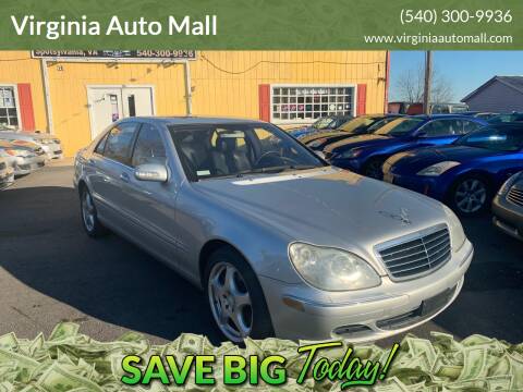 2004 Mercedes-Benz S-Class for sale at Virginia Auto Mall in Woodford VA