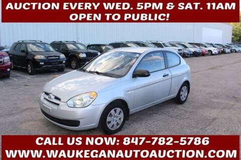 2008 Hyundai Accent for sale at Waukegan Auto Auction in Waukegan IL