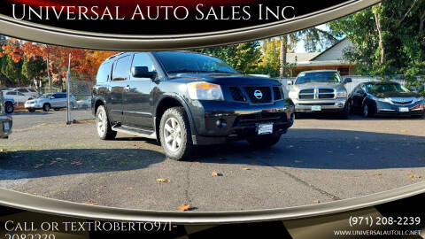 2015 Nissan Armada for sale at Universal Auto Sales in Salem OR